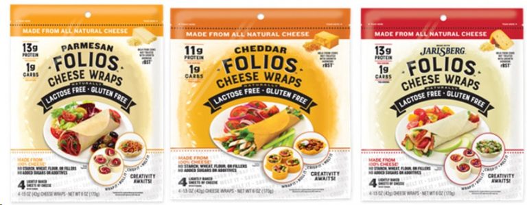 Folios Cheese Wraps Roll Out 3 All-Cheese, All-Natural Flavors